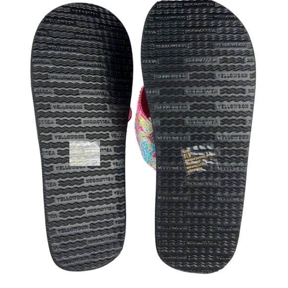 Yellow Box - *Last One* ‘Beach & Sequins’ Flip Flops. SZ:8.5 NWT. Firm No Offers - Picture 3 of 4